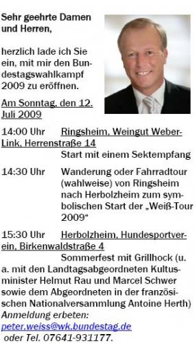 Weiß-Tour 2009
