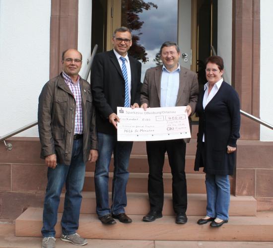 Spendenübergabe CDU 2014