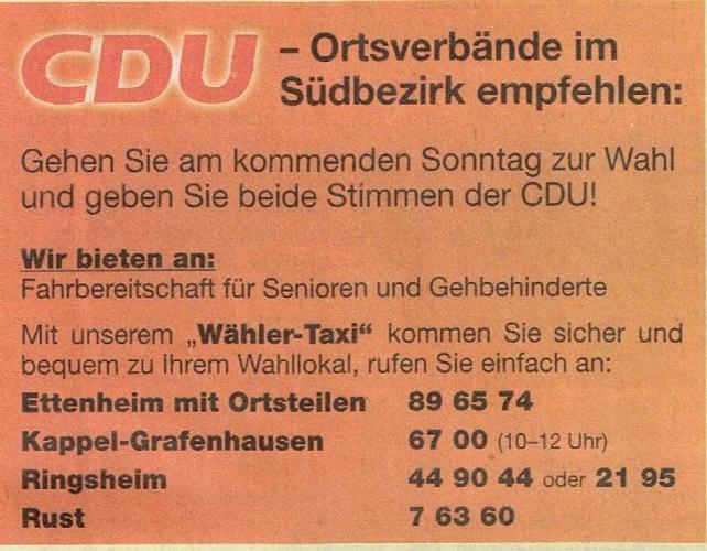 CDU-Wahl-Taxi